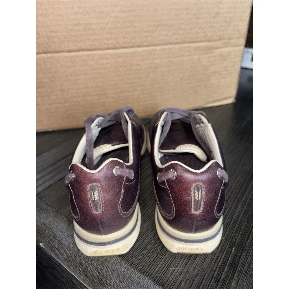 Helly Hansen Sneakers Shoes Women 9.5 Brown Leather HH Walking Non Marking
